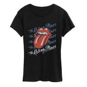 Rolling Stones - 76 World Tour - Womens Short Sleeve Graphic T-Shirt
