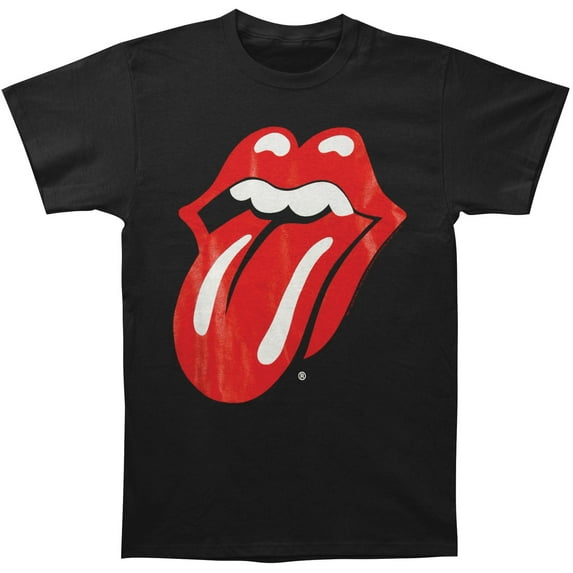 Rolling Stones Classic Logo Tongue Black T-Shirt