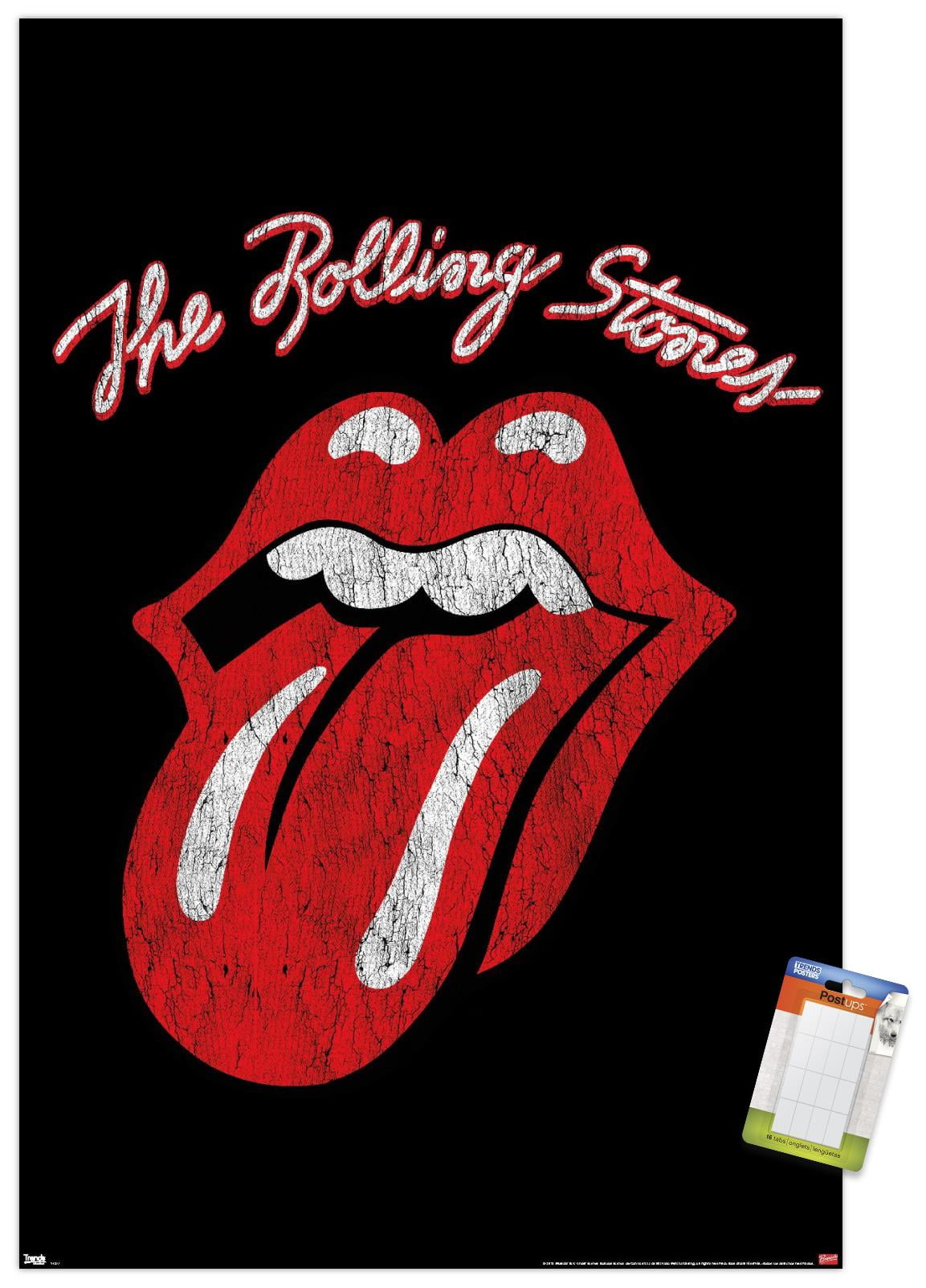 Rolling Stones - Classic Logo Wall Poster with Magnetic Frame