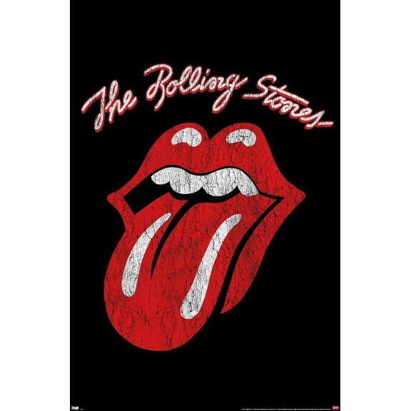 Rolling Stones - Classic Logo Wall Poster, 22.375" x 34"