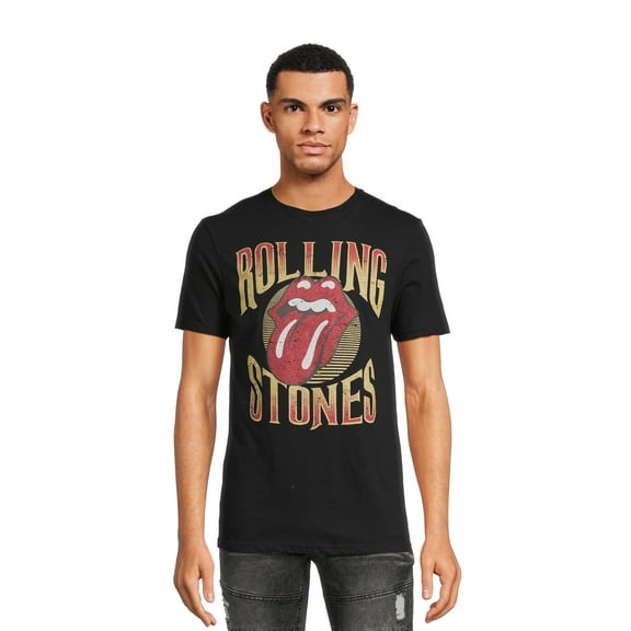 Rolling Stones Classic Men’s & Big Men’s Graphic Tee with Short Sleeves, Sizes S-3XL
