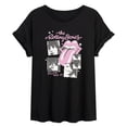 thumbnail image 1 of Rolling Stones - Doodles On Main - Juniors Oversized Graphic T-Shirt, 1 of 4
