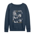 thumbnail image 1 of Rolling Stones - Lightweight French Terry Wide Neck Long Sleeve Graphic Shirt, 1 of 4