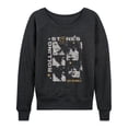 thumbnail image 1 of Rolling Stones - Lightweight French Terry Wide Neck Long Sleeve Graphic Shirt, 1 of 4