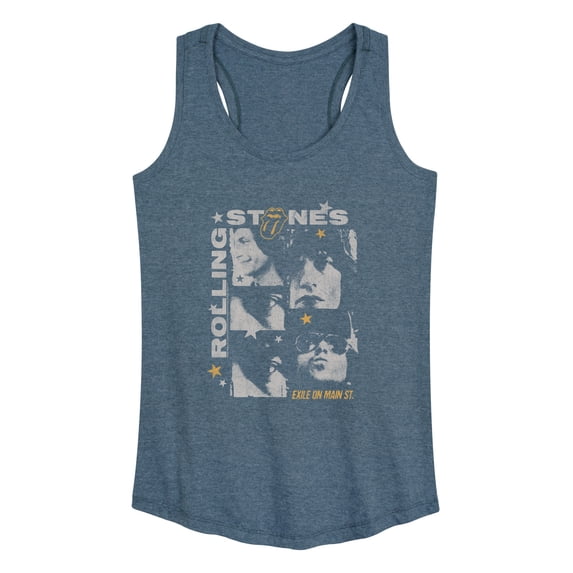 Rolling Stones - Exile Stars - Women's Racerback Graphic Tank