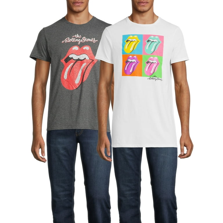 Rolling Stones Men's Graphic T-Shirts 2-Pack, Sizes S-3XL