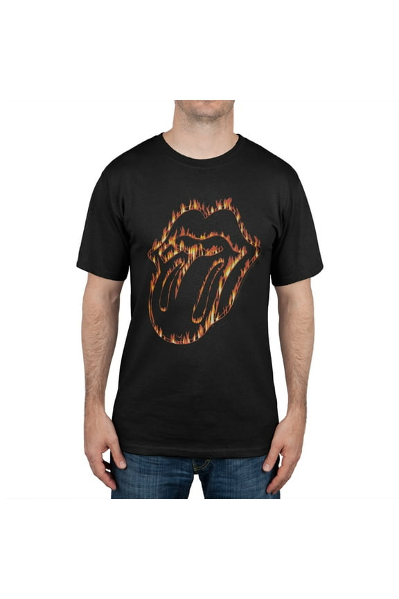 Men's Flaming Tongue Short Sleeve T Shirt