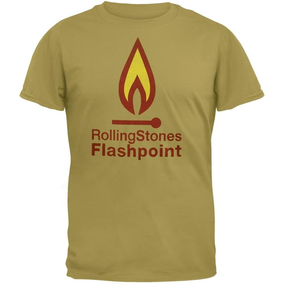 Rolling Stones Men's Flashpoint Short Sleeve T Shirt
