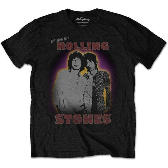 Rolling Stones Men's Mick & Keith T-shirt XX-Large Black