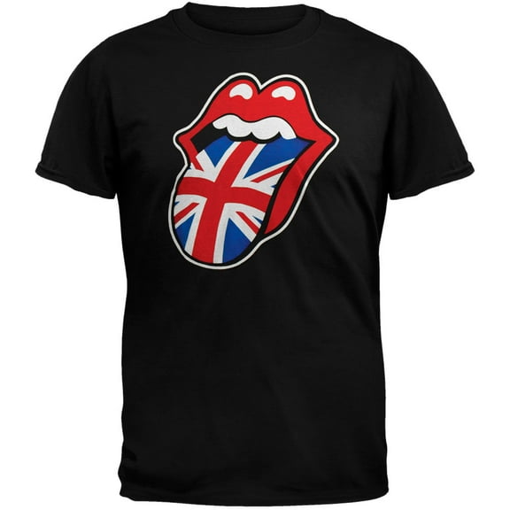 Rolling Stones Men's UK Tongue Soft Short Sleeve T Shirt