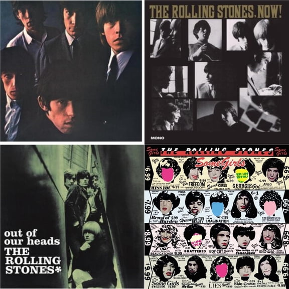 Rolling Stones No.2 (180G) & Out Of Our Heads (Uk) & Rolling Stones, Now! & Some Girls [LP Vinyl Bundle]