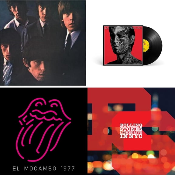 Rolling Stones No.2 (180G) & Tattoo You (2021 Remaster) & Live At The El Mocambo (4LP) & Licked Live In Nyc (White Vinyl/3LP)