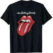 RELAXEDCLUB Rolling Stones Official Script Tongue T-Shirt