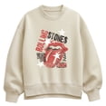 thumbnail image 1 of Rolling Stones - Only Rock Roll - Women's Oversized Fleece Crew Sweatshirt, 1 of 3