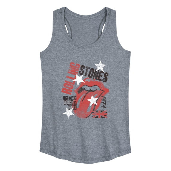 Rolling Stones - Only Rock Roll - Women's Racerback Graphic Tank