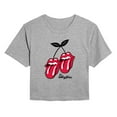 thumbnail image 1 of Rolling Stones - RS Cherry Logo - Women's Cropped Short Sleeve Graphic T-Shirt, 1 of 4