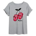 thumbnail image 1 of Rolling Stones - RS Cherry Logo - Women's Oversized Graphic T-Shirt, 1 of 4