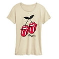 thumbnail image 1 of Rolling Stones - RS Cherry Logo - Women's Short Sleeve Graphic T-Shirt, 1 of 4