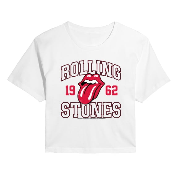 Rolling Stones - RS Jersey - Women's Cropped Short Sleeve Graphic T-Shirt