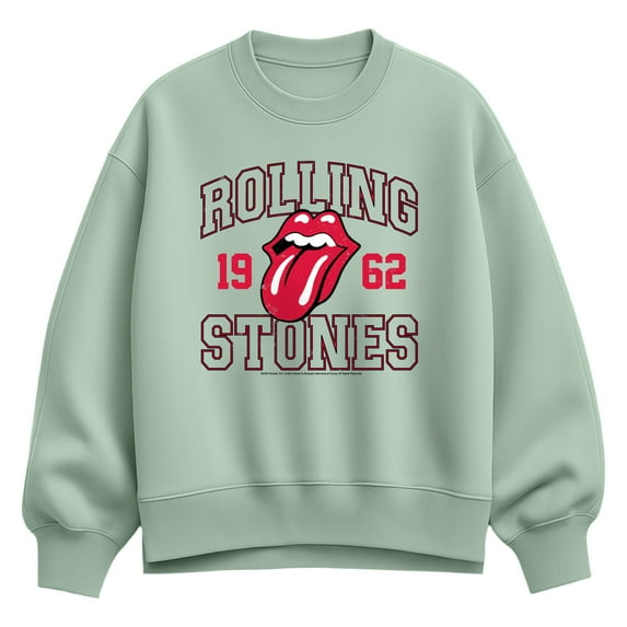 Rolling Stones - RS Jersey - Women's Oversized Fleece Crew Sweatshirt