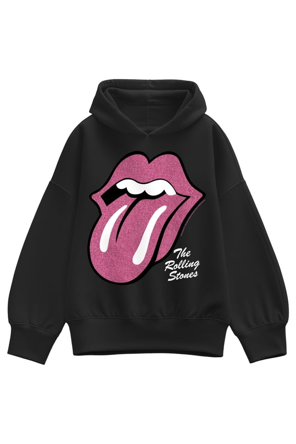 - RS Pink Glitter - Women's Oversized Fleece Hoodie Sweatshirt