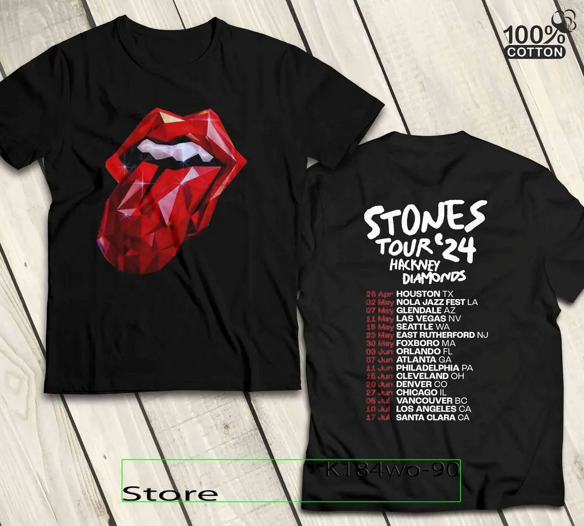 Rolling Stones Shirt The Rolling Stones 2024 Tour Hackney Diamonds