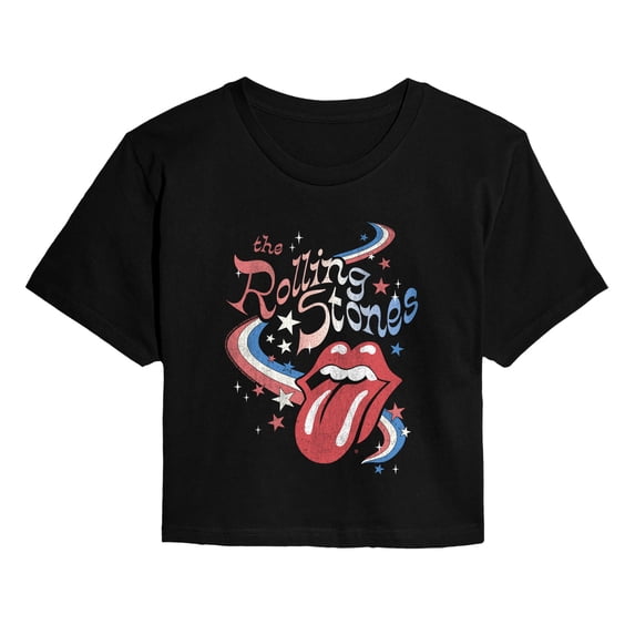 Rolling Stones - Stars Women's Cropped Graphic T-Shirt