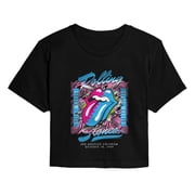 Rolling Stones - Steel Wheels Tour - Juniors Cropped Graphic T-Shirt