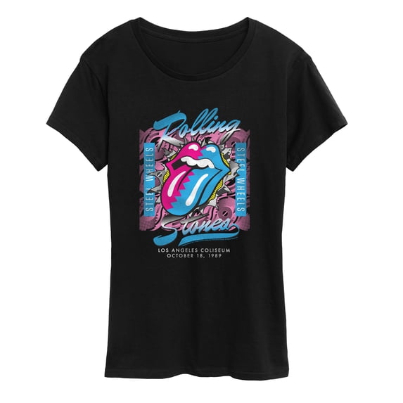 Rolling Stones - Steel Wheels Tour - Women's Short Sleeve Graphic T-Shirt