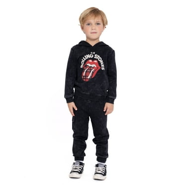 Rolling Stones Toddler Boy Hoodie and Joggers Set, Sizes 12M-5T
