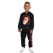 JURASSIC PARK Rolling Stones Toddler Boys Graphic Hoodie and Jogger Pants Set, 2-Piece, Sizes 12M-5T