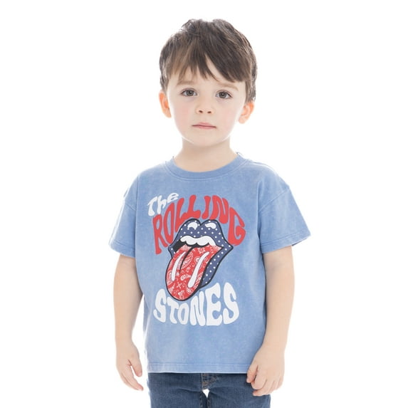 Rolling Stones Toddler Girls Americana Graphic Tee, Sizes 12M-5T