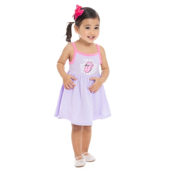 Rolling Stones Toddler Girls Graphic Tank Dress, Sizes 12M-5T