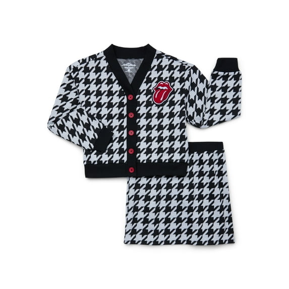 Rolling Stones Toddler Girls Sweatshirt and Skirt Set, Sizes 12 months-5T