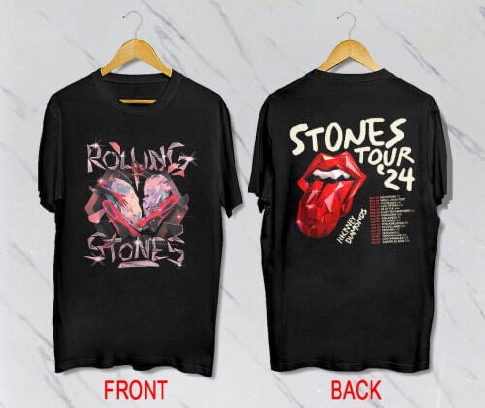 Rolling Stones Tour' 24 The Rolling Stones Exclusive Hackney Diamonds 2024 TShirt