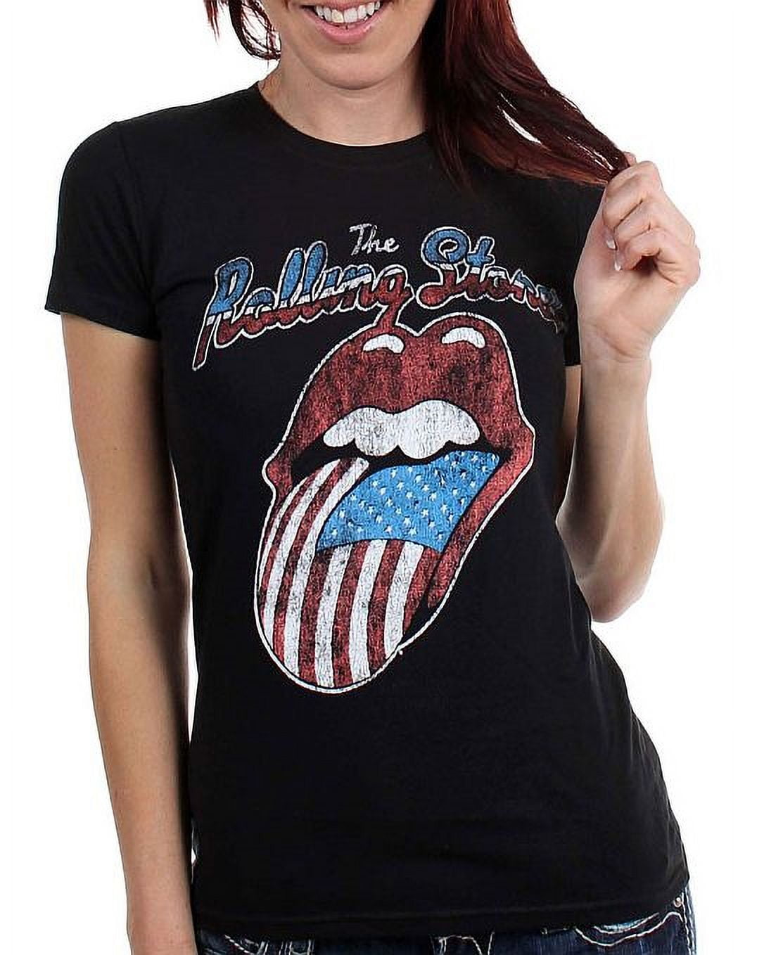 rolling stones t shirt womens vintage