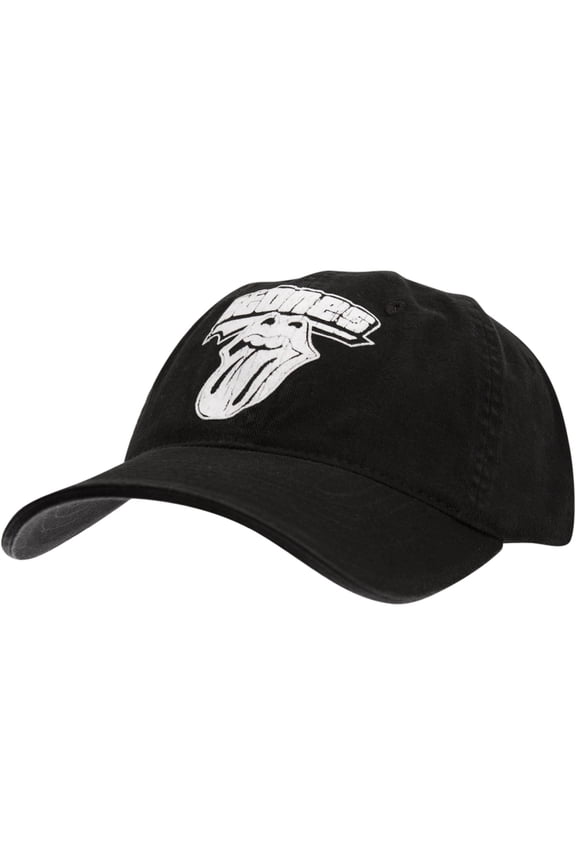 - White Tongue Flex-Fit Baseball Cap