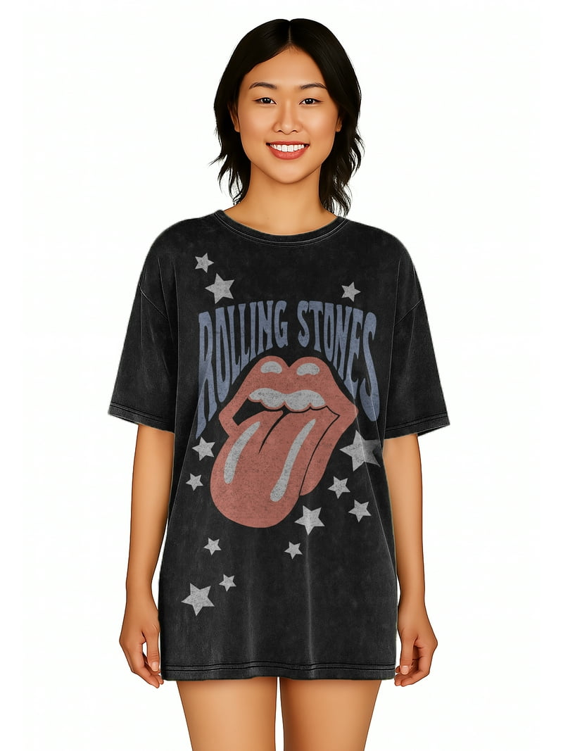 Rolling Stones Women's Oversized Sleep Shirt, Sizes XS-3X