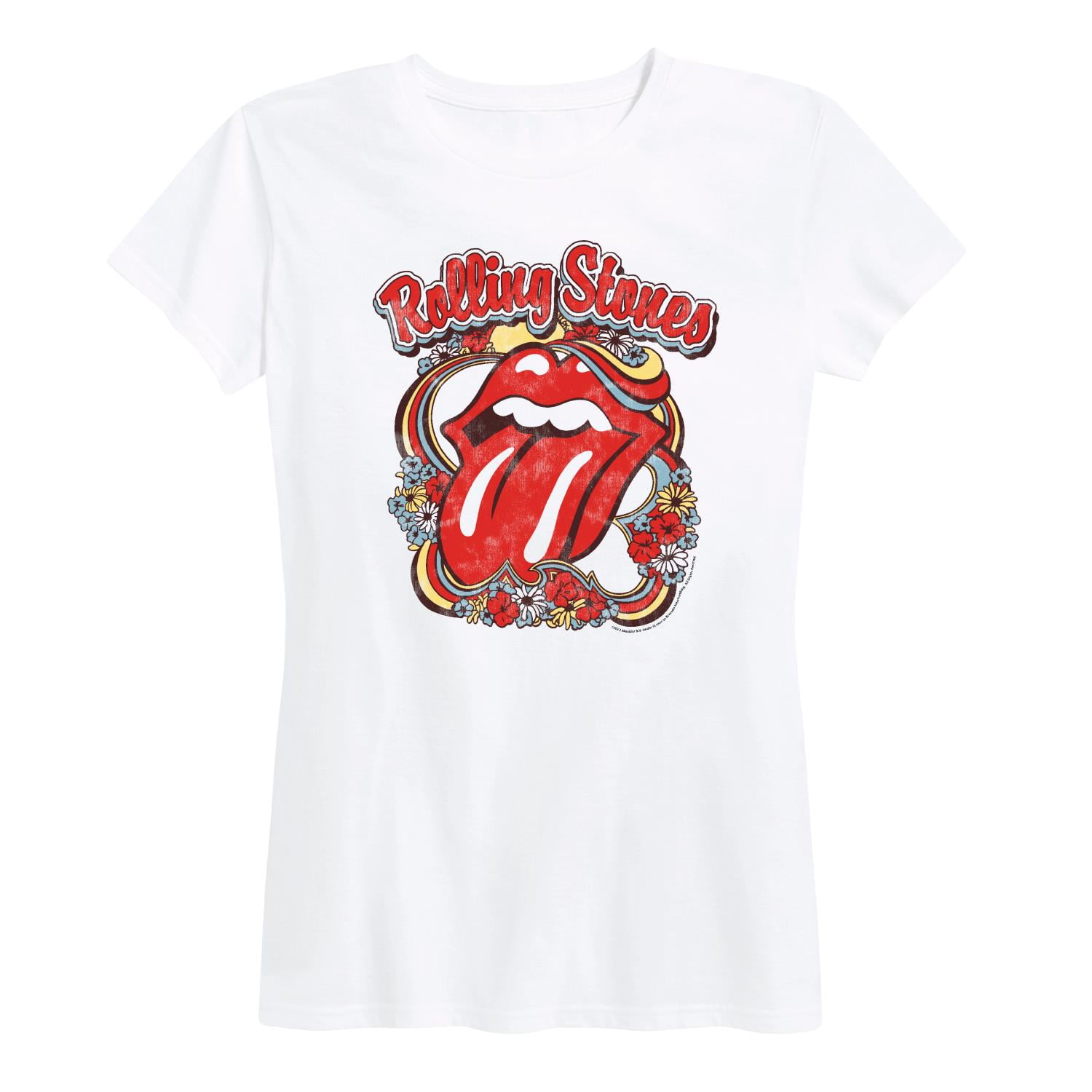 Rolling stones t top shirt womens white