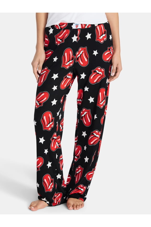 Rolling Stones Women's and Women's Plus Sleep Pants, Sizes S-3X