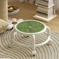 thumbnail image 1 of Rolling Stool with 360 Degree Swivel Wheels, Compact Mobile Seat for Home, Comfortable Ergonomic Cushion, Space Saving Design, Lightweight Portable Stool, 1 of 6