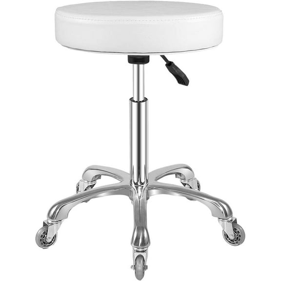 Rolling Stool with Wheels, Heavy Duty Hydraulic Massage Stool for Shop Guitar Lab Tattoo Workbench Medical, Adjustable Swivel Chair