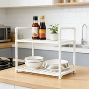 Rolling Storage Cart with Wheels, Plastic Kitchen Rack, 20x20x11in and 29x20x11in, Multi Layer Shelf for Bathroom, Pantry, Laundry Room, Dorm and Garage Organization