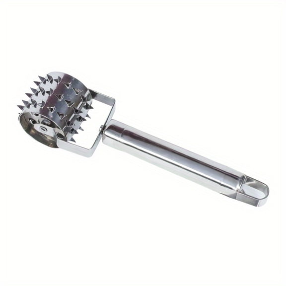 Rolling Style Meat TenderizerMeat TenderizerHandheld Stainless Steel Rolling Meat Tenderizer Kitchen Tenderizer Tool for Tendering Steak Beef Pork Chicken