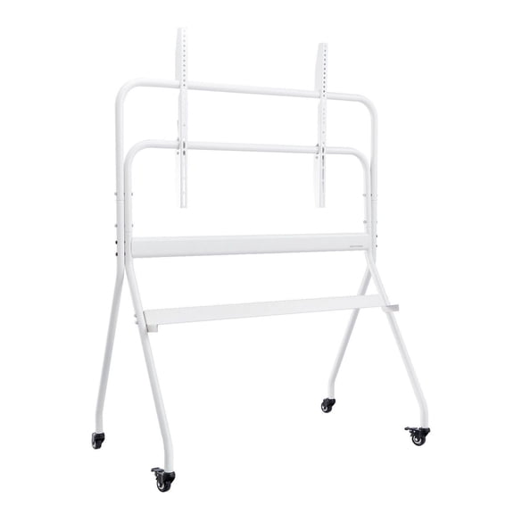 Rolling TV Stand 35-100 Inch, Mobile TV Cart with Wheels - Portable Monitor Stand for LED LCD OLED TVs, Max 198lbs, VESA 800x600mm