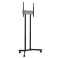 thumbnail image 1 of Rolling TV Stand Mobile TV Cart for 32 to 65 Inch Screens Height Adjustable Portable Monitor Stand with Wheels Holds 88 lbs for Living Room Bedroom Office Outdoor Max VESA 400x400mm, 1 of 6