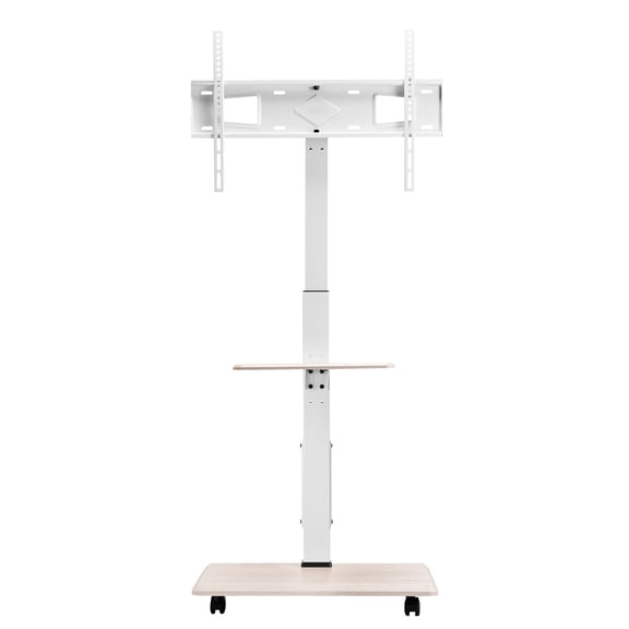 Rolling TV Stand, Mobile TV Cart for 32-70 Inch Screens, 25 Left-Right Rotation