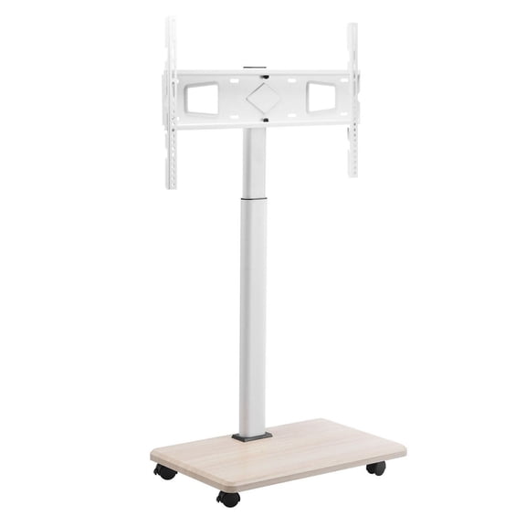 Rolling TV Stand with Wheels, 32-70 Inch TV Cart, Height Adjustable, Swivel Mount, Mobile TV Stand for Bedroom, Living Room, Corner, Max 99lbs, VESA 600x400mm