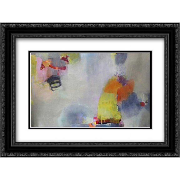 Rolling The Dice 2x Matted 24x18 Black Ornate Framed Art Print by Alattar, Lina