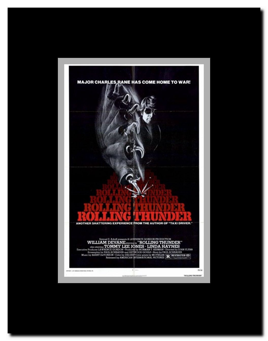 Rolling Thunder Framed Movie Poster